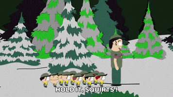 boy scouts forest GIF by South Park 