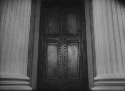 Animated gif of doors opening.