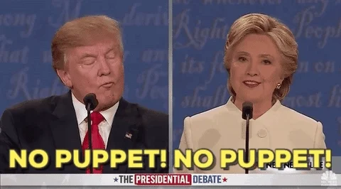 Donald Trump No Puppet GIF by Election 2016
