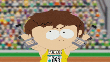 happy olympics GIF by South Park 