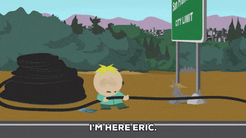 butters stotch road GIF by South Park 
