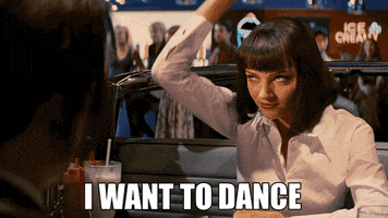 i want to dance pulp fiction GIF by MIRAMAX