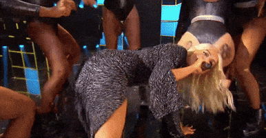 bebe rexha twerk GIF by 2017 MTV EMA