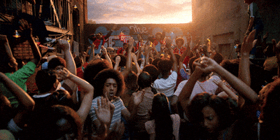 The Get Down Party Hard GIF by NETFLIX