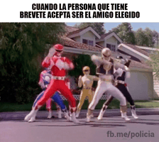 policiaperu dance power peru power rangers GIF