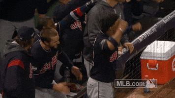 Excited Cleveland Indians GIF by MLB