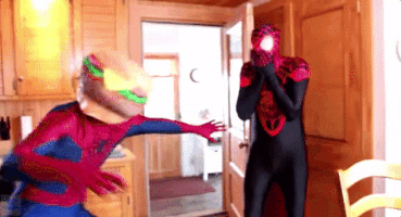 spiderman GIF by Webs & Tiaras