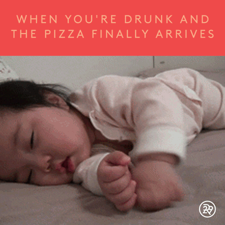 refinery29 pizza drunk GIF by Refinery 29 GIFs