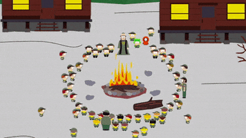 fire watching GIF by South Park 