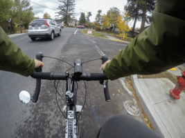 natewyeth car in bike lane GIF