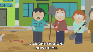 randy marsh digging GIF by South Park 