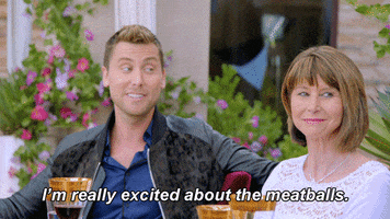excited lance bass GIF by My Kitchen Rules on FOX
