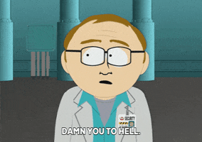 scientist cursing GIF by South Park 