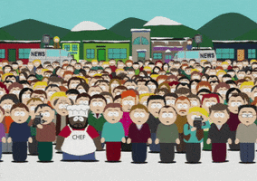 get him crowd GIF by South Park 