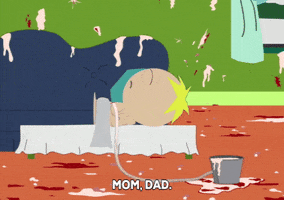 butters stotch mess GIF by South Park 