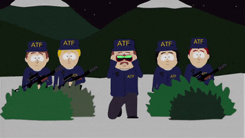 hiding watching GIF by South Park 