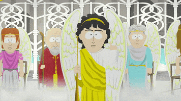 angels talking GIF by South Park 