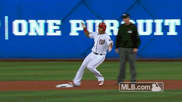 Excited Washington Nationals GIF by MLB