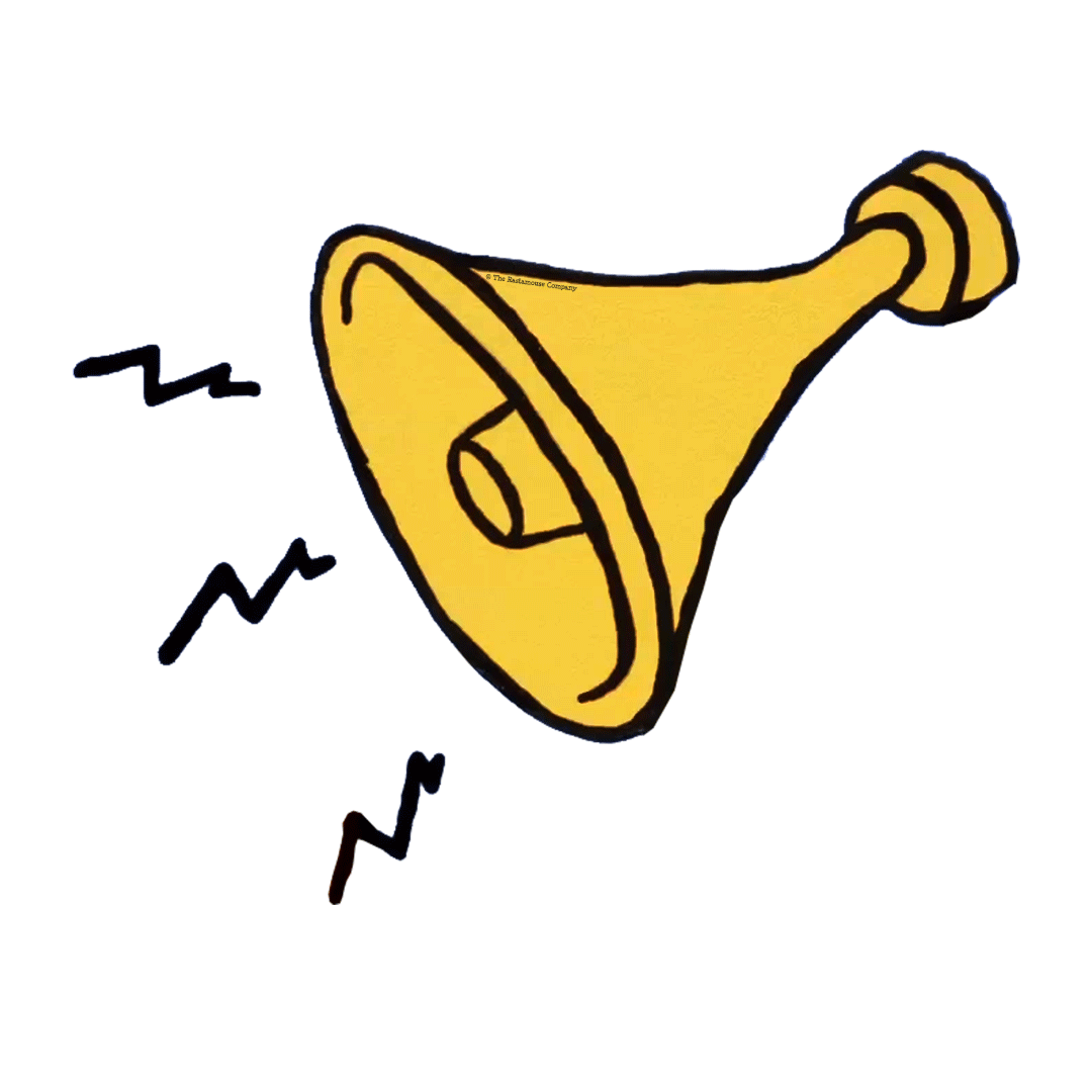 Talking Public Service Announcement Sticker by Rastamouse for iOS