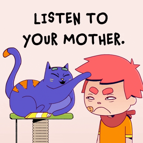 Listen Mothers Day GIF by Cartoon Hangover