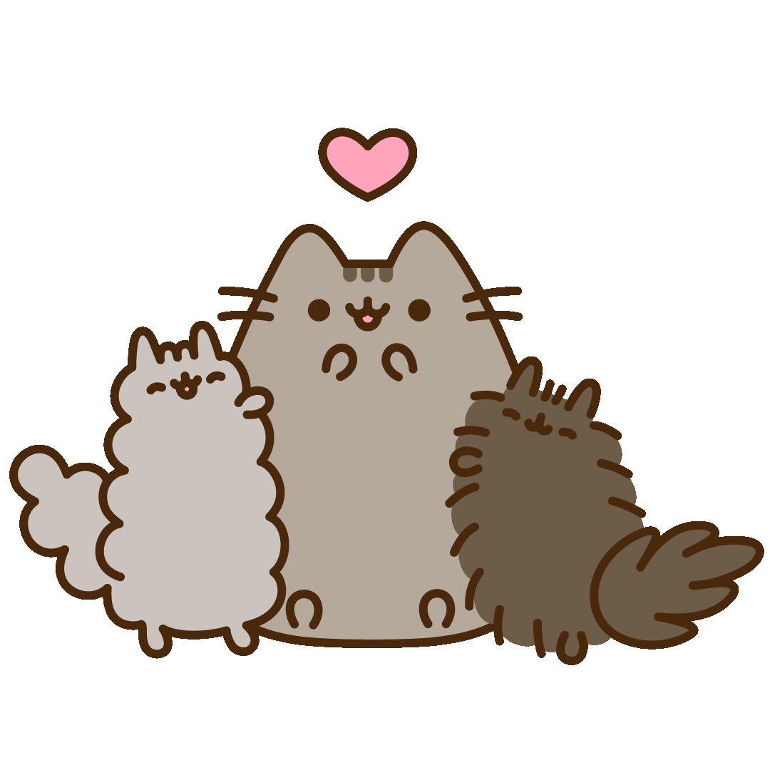 Cat Family Love Sticker by Pusheen for iOS & Android GIPHY