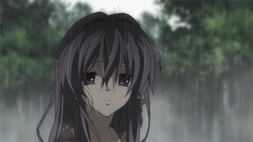 gif anime rain pfp on Make a GIF