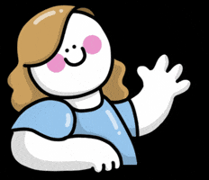 Happy Wave GIF by Lisa Vertudaches