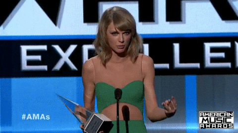 Taylor Swift Mind Blown GIF by AMAs