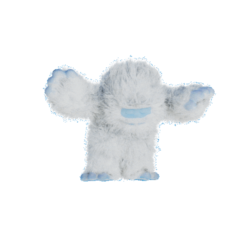 Abominable Snowman Yeti Sticker by Hectic Events