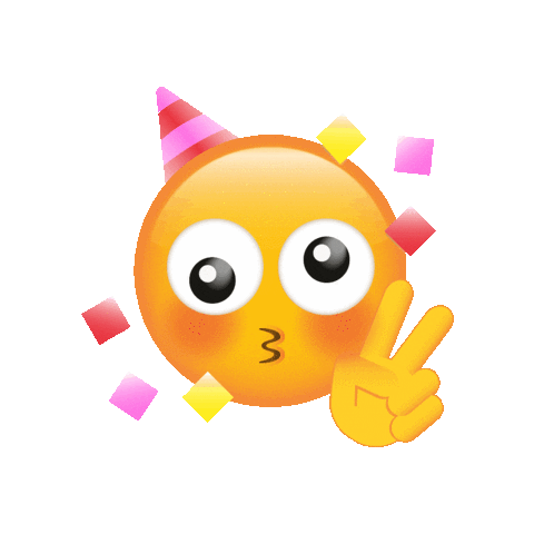 Happy Birthday Party Sticker