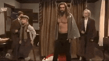 Jason Momoa Dancing GIF by Saturday Night Live