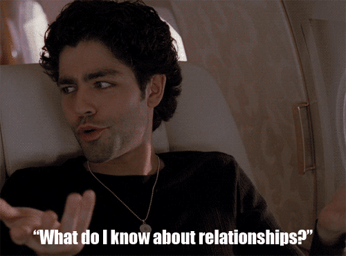 Image result for what do i know about relationships gif