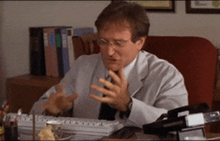 angry computer broken robin williams working
