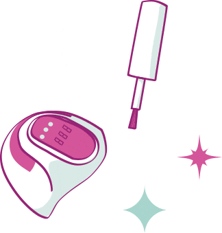 Just Nails Sticker by anna mollekin art