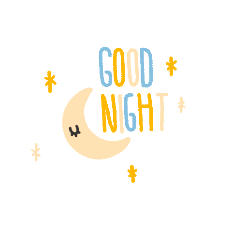 Good Night Stars Sticker