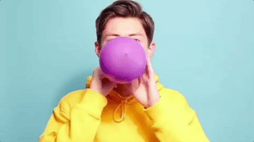 #Tgif #Party #Partytime #Balloon #Blowingup #Blowingupaballoon #Andrewfoy GIF by Andrew Foy