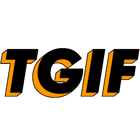 Friday Weekend Sticker by Mark Hill