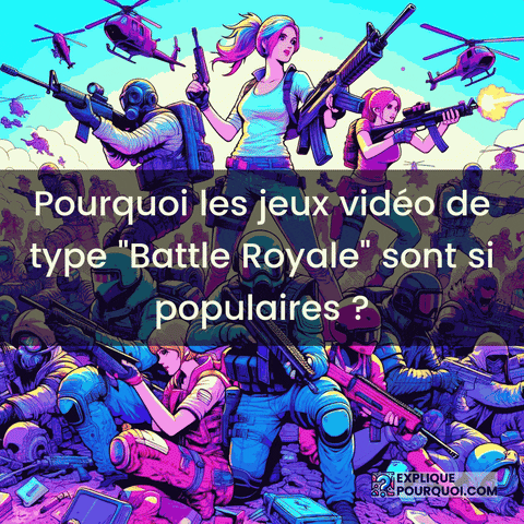 Battle Royale Popularité GIF by ExpliquePourquoi.com