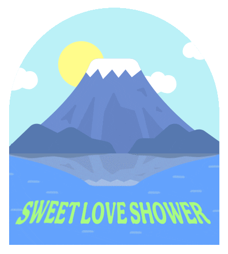 SPACE SHOWER SWEET LOVE SHOWER Sticker
