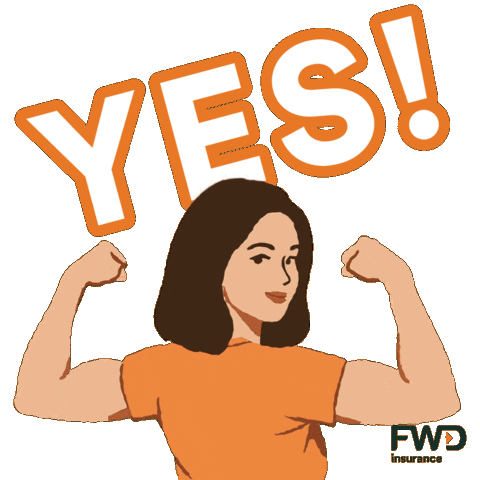Woman Yes Sticker by FWD Insurance