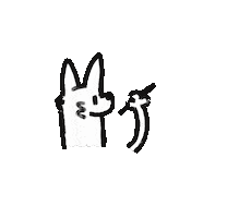 Dog Drawing Sticker