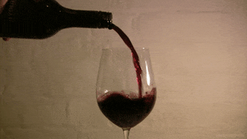 wine pouring GIF