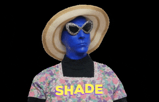 sunglasses costume GIF by Blue Man Group