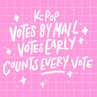 Vote Early K-Pop GIF by INTO ACTION