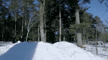 snow jump GIF by Polyvinyl Records