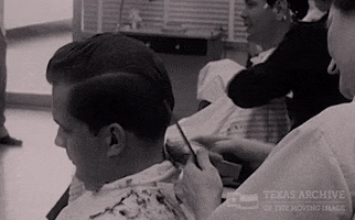 Barber Shop Hair GIF by Texas Archive of the Moving Image