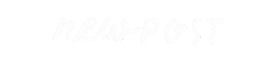 New Post Typography Sticker
