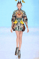 alexander mcqueen butterfly GIF by fashgif