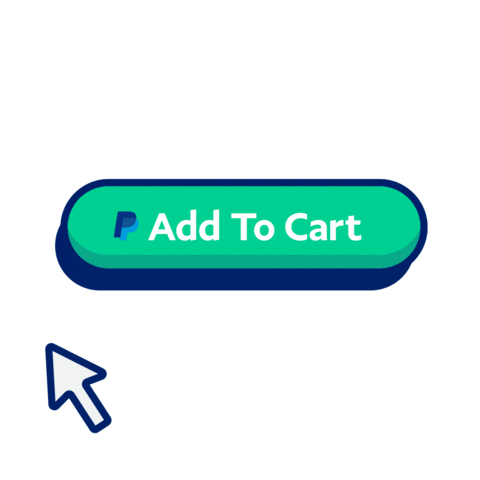 Shopping Add To Cart Sticker by PayPal