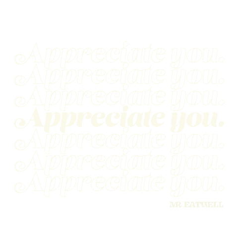 Appreciate You Sticker by MREATWELL